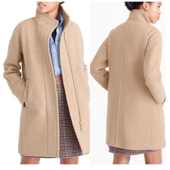 J Crew Cocoon Jacket in Tan